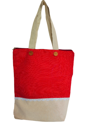 Kunbi tote bag with compartment