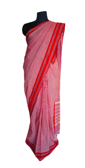Pink kunbi saree
